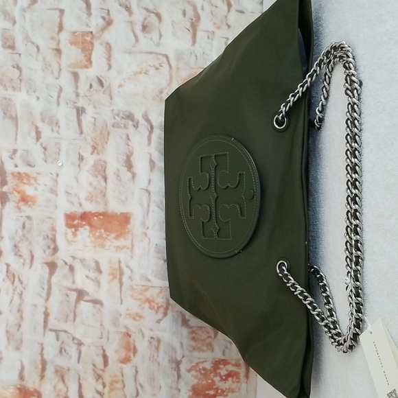 New Tory Burch Ella Chain Tote Bag - Picture 8 of 12